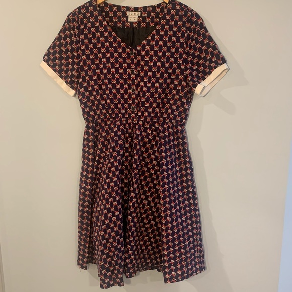 Kling Red Panda Retro Dress - Picture 1 of 5